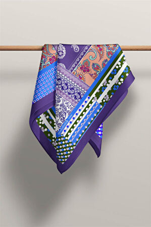 D84 ŞALI ETNİK BANDANA  DG12000