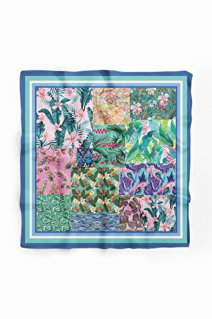 TROPIC PATCHWORK TASARIMLI BANDANA DG12019