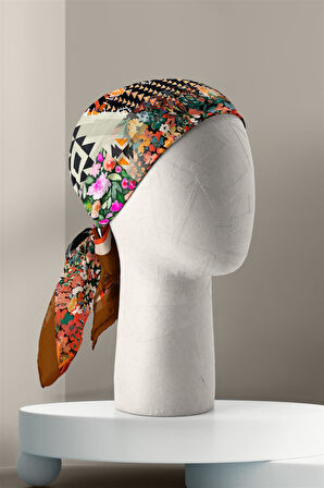 H17 ETNIC FLOWERS PATCHWORK BANDANA