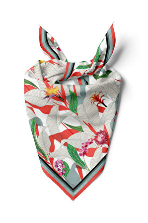 D85 TROPIC ÇİÇEKLİ BANDANA DG12098