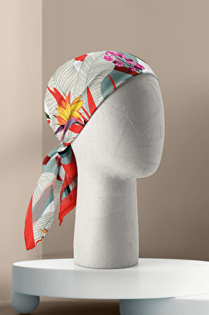D85 TROPIC ÇİÇEKLİ BANDANA DG12098