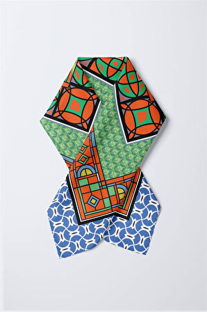 Y91 MODERN RETRO DESENLİ BANDANA DG12229