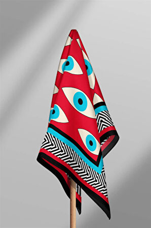 V49 EYE RED TASARIMLI BANDANA DG12394
