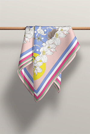 E68 SOYUT ABSTRACK ANIMAL TASARIM BANDANA DG12463