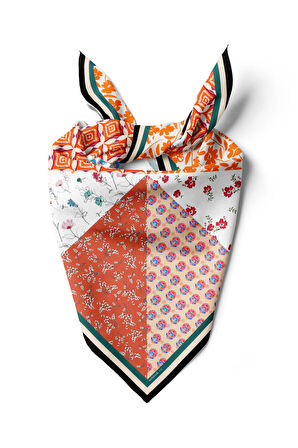 B14 ETNIK ŞALLI PAISLEY BANDANA DG12417