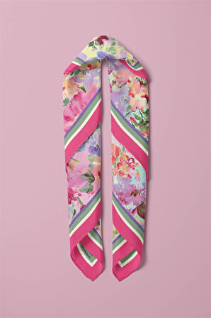 C61 FLOWERS COLORFUL BANDANA