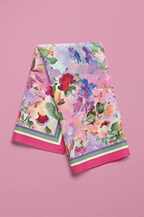 C61 FLOWERS COLORFUL BANDANA