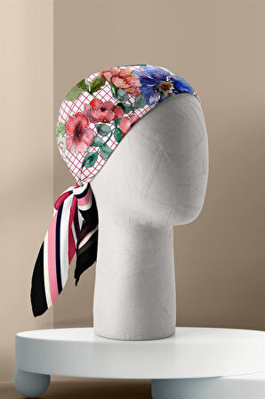 B115 GEOMETRIC COLUR BANDANA