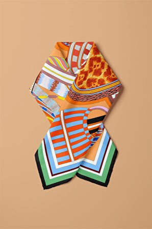 G18 GEOMETRİK DESENLİ  BANDANA