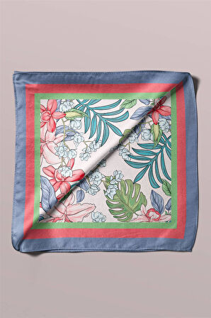 F57 TROPICAL FLOWERS BANDANA