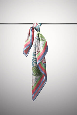 F57 TROPICAL FLOWERS BANDANA