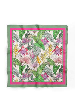 B116 TROPICAL FLOWERS BANDANA