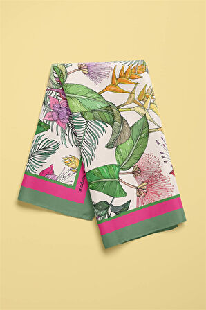 B116 TROPICAL FLOWERS BANDANA