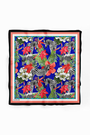 F58 TROPIC ZEBRA TASARUMLI BANDANA