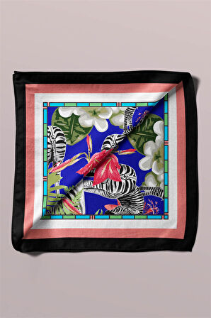 F58 TROPIC ZEBRA TASARUMLI BANDANA