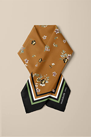 G79 ABSTARCK FLORAL TASARIMLI BANDANA