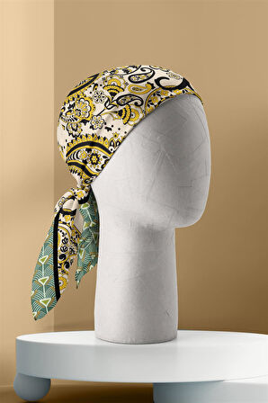 B119 ŞAL TASARIM ETNIC BANDANA