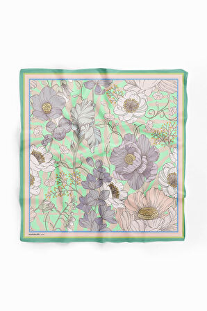 Z81 VINTACE FLOWERS TASARIM BANDANA