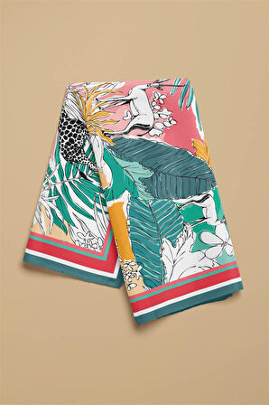 B110 TROPICAL TASARIM BANDANA