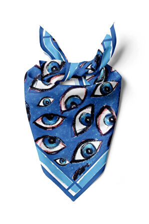 A13 OUL PASTEL BLUE TASARIM BANDANA