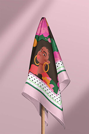 B120 ABSTARCT ETNIC  TASARIMLI BANDANA