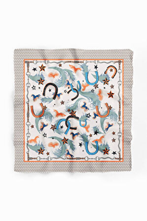 B114 ORMAMENT HORSE TASARIM BANDANA
