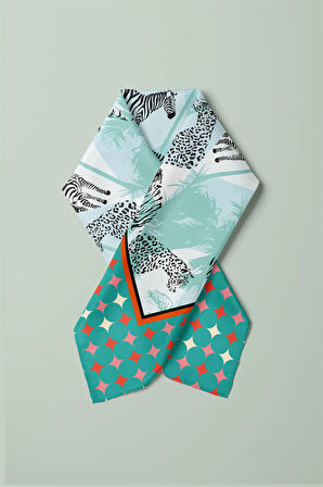 F77 ZEBRA TASARIMLI BANDANA