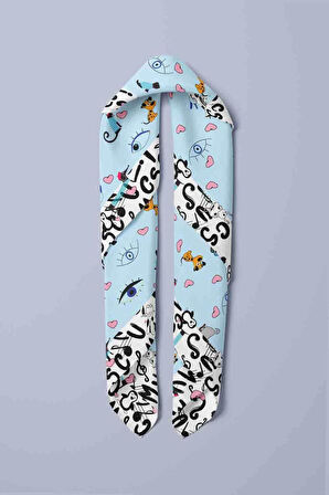 D15 Modabutik Köpek Bandanası Mavi 50x50