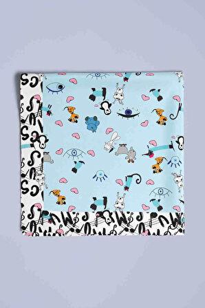 D15 Modabutik Köpek Bandanası Mavi 50x50