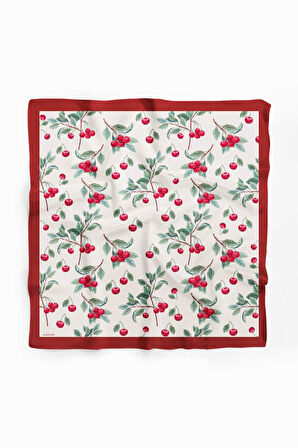 E25 Modabutik Kiraz Desenli Bandana
