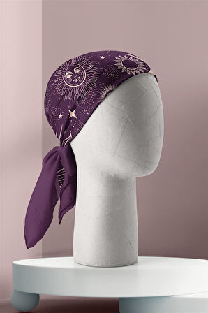 Z88 Modabutik Moon Desenli Bandana