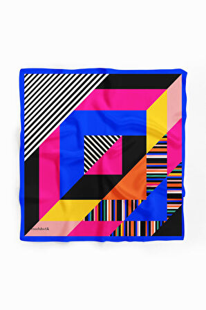 B4 Modabutik Geometrik Desenli Bandana