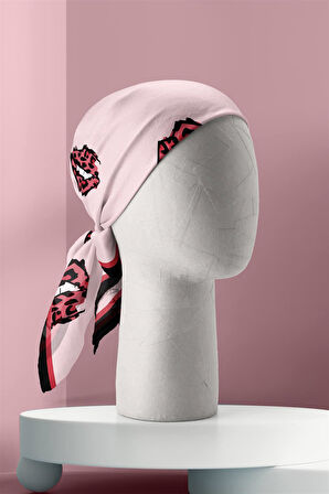 B77 Modabutik Dudak Desenli Bandana