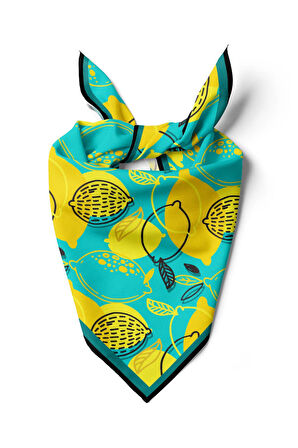 B20 Modabutik Limon Desenli Bandana