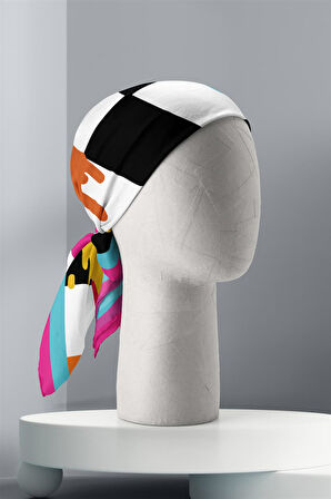 A112 Modabutik Smiley Desenli Bandana