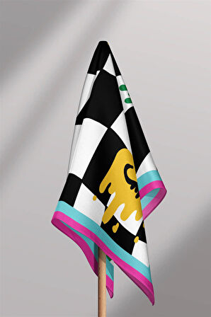 A112 Modabutik Smiley Desenli Bandana