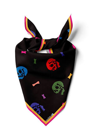 Modabutik Kurukafa Desenli Bandana