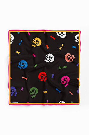 Modabutik Kurukafa Desenli Bandana