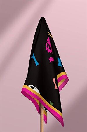 Modabutik Kurukafa Desenli Bandana