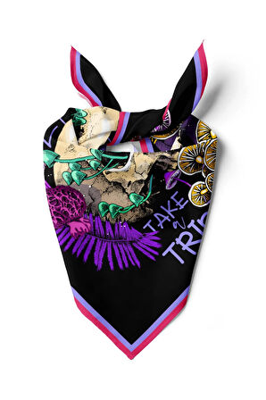 Modabutik Kurukafa Desenli Bandana