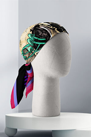 Modabutik Kurukafa Desenli Bandana