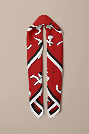 F86 Modabutik Cartoon Desenli Bandana