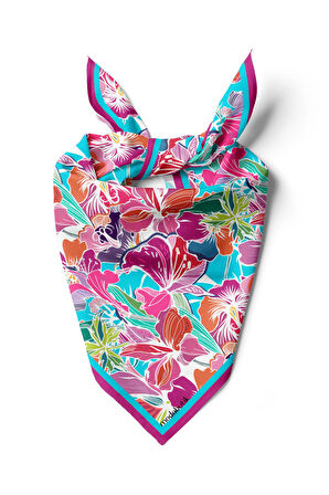 F85 Modabutik Çiçek Desenli Bandana