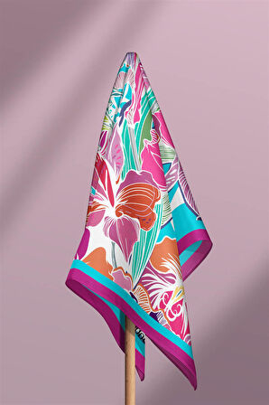 F85 Modabutik Çiçek Desenli Bandana