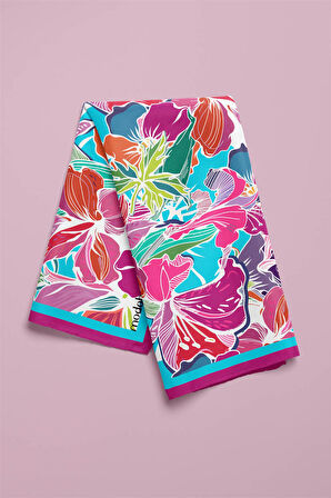 F85 Modabutik Çiçek Desenli Bandana