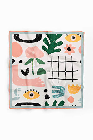 G62 Modabutik Geometri Deseni Bandana