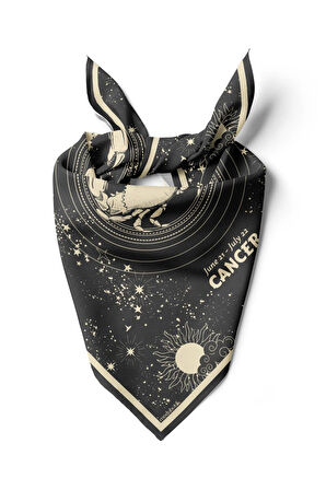 G117 Modabutik Yengeç Burcu Bandana