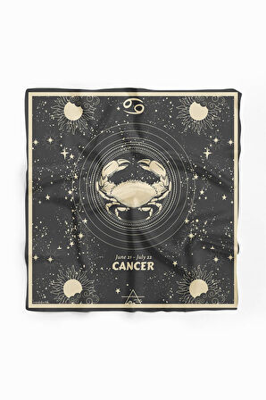 G117 Modabutik Yengeç Burcu Bandana