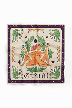 B37 Modabutik İkizler Burcu Bandana