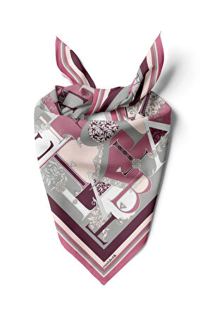 G19 Modabutik Love Desenli Bandana
